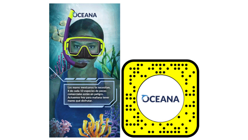 Aprende sobre la vida marina junto a los protectores del océano en Snapchat