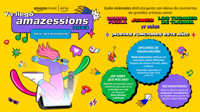 Alexa y Amazon Music lanzan la segunda temporada de Amazessions