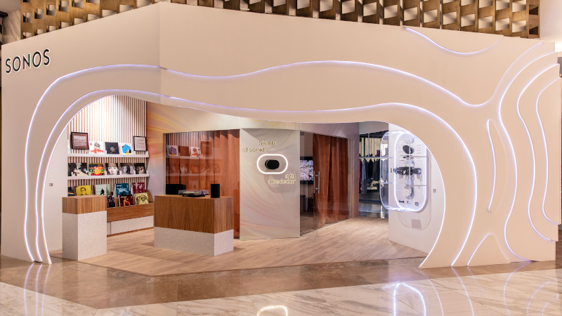 Sonos lleva una pop up store al corazón de El Palacio de Hierro Polanco