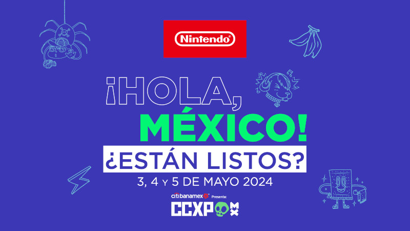 Nintendo anuncia su participación en CCXP México