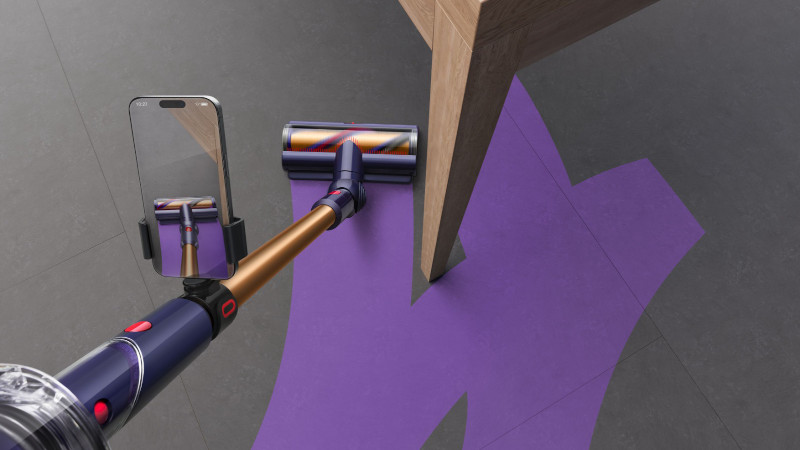 Dyson presenta una herramienta de realidad aumentada que visualiza en tiempo real dónde has aspirado