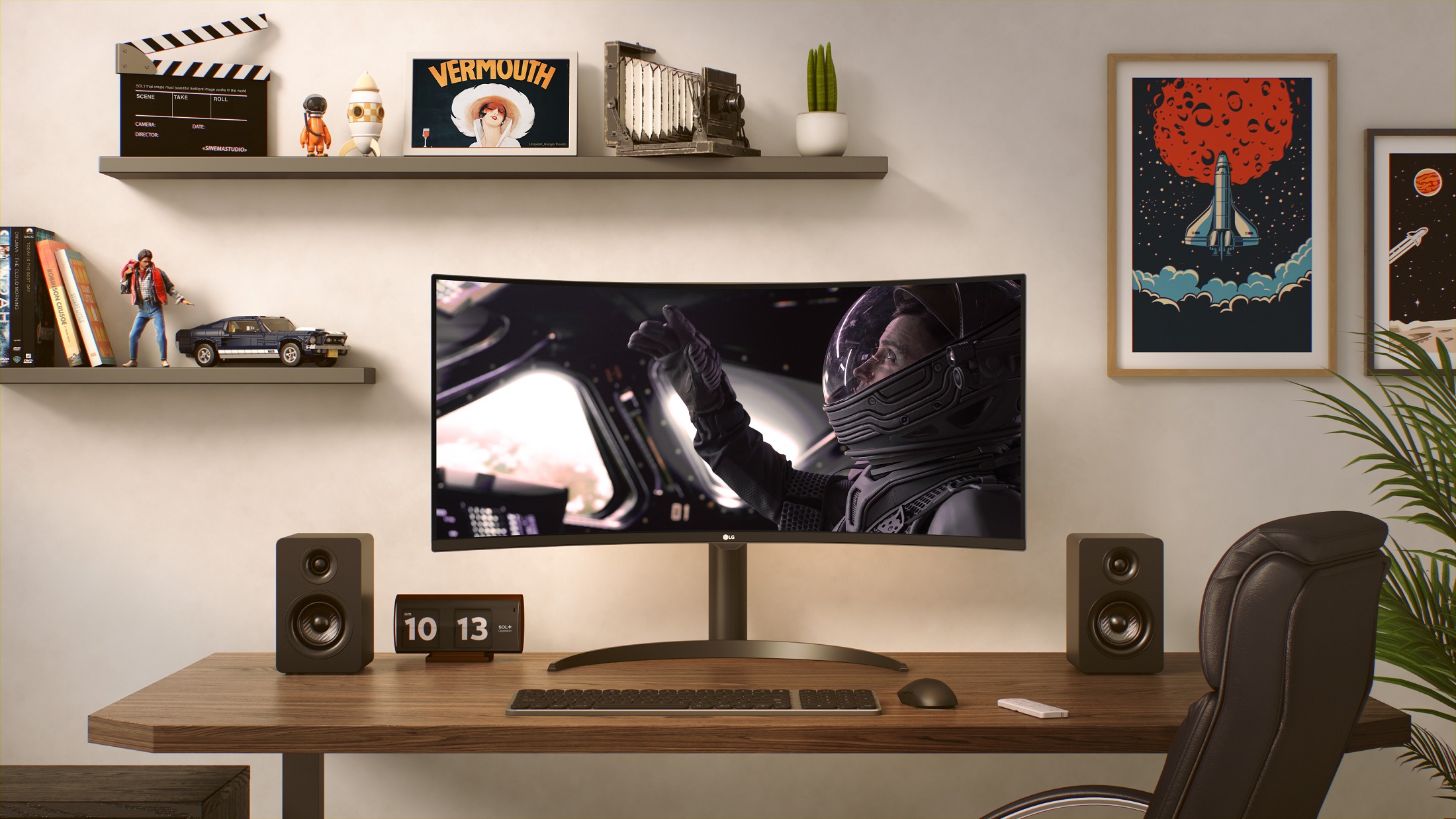 El nuevo monitor inteligente LG MYVIEW ofrece una pantalla curva ultra ancha y una experiencia de usuario expansiva