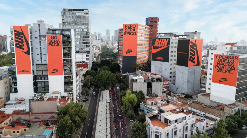 Nike se sumó al espíritu del maratón de la CDMX