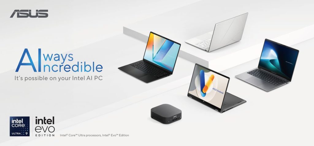 ASUS presenta las Copilot+ PC con procesador Intel en el Always Incredible Media Day de IFA 2024