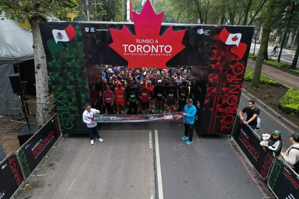 TCS, Canada Running Series y Emoción Deportiva realizaron la carrera rumbo al TCS Toronto Waterfront Marathon 10k en la Ciudad de México
