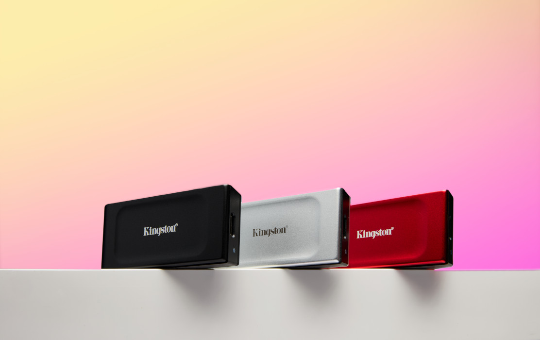 Kingston agrega el color rojo a su línea de unidades SSD externas