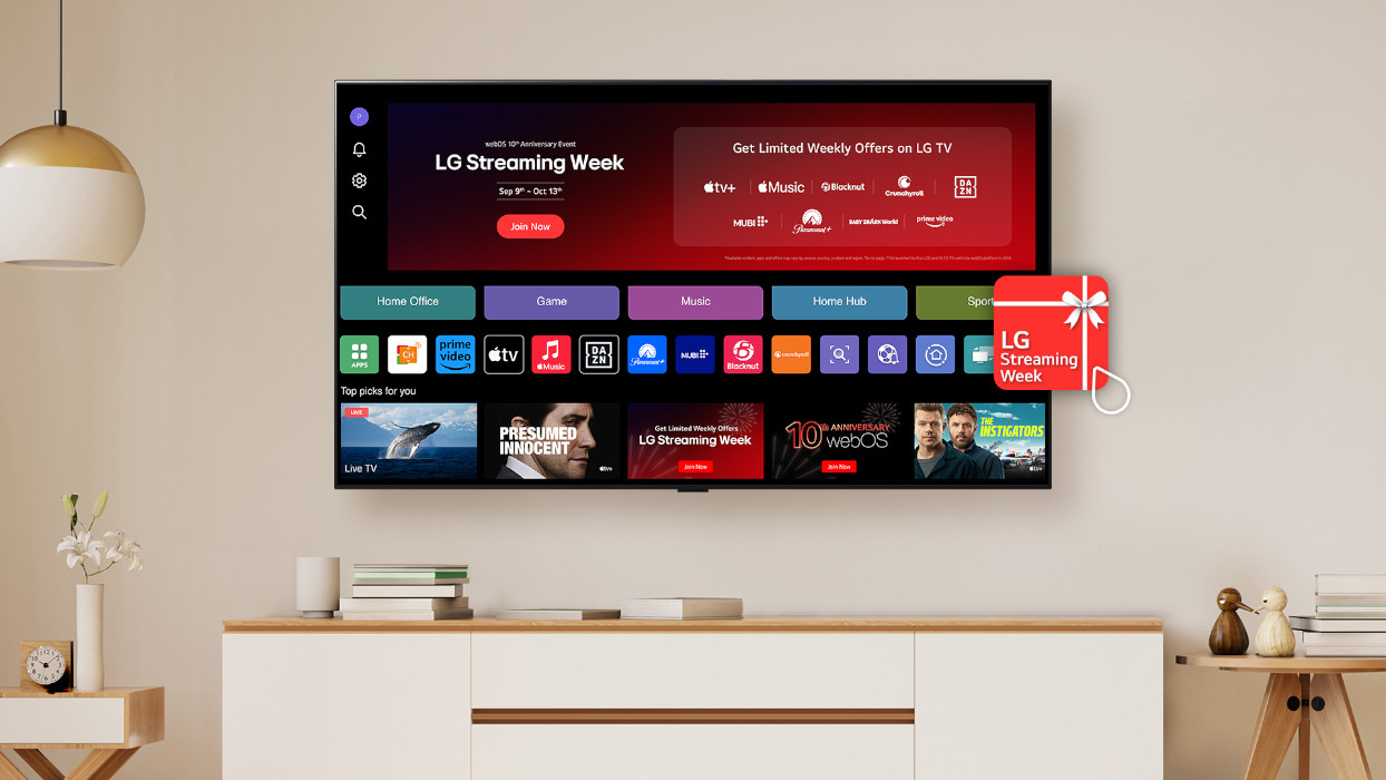 LG streaming week marca la celebración de una década de webOS