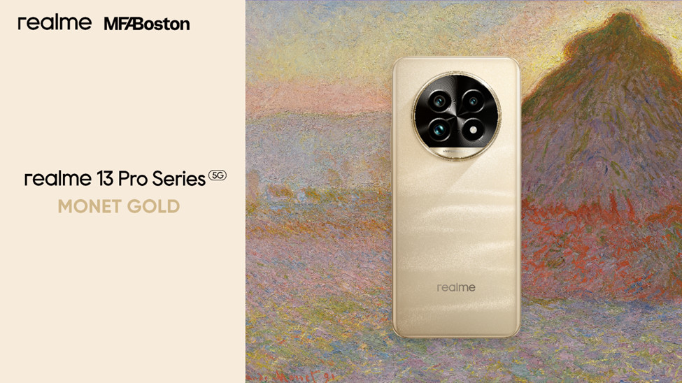 realme y el Museo de Bellas Artes de Boston colaboran en el diseño inspirado en Monet para la nueva serie realme 13 Pro+