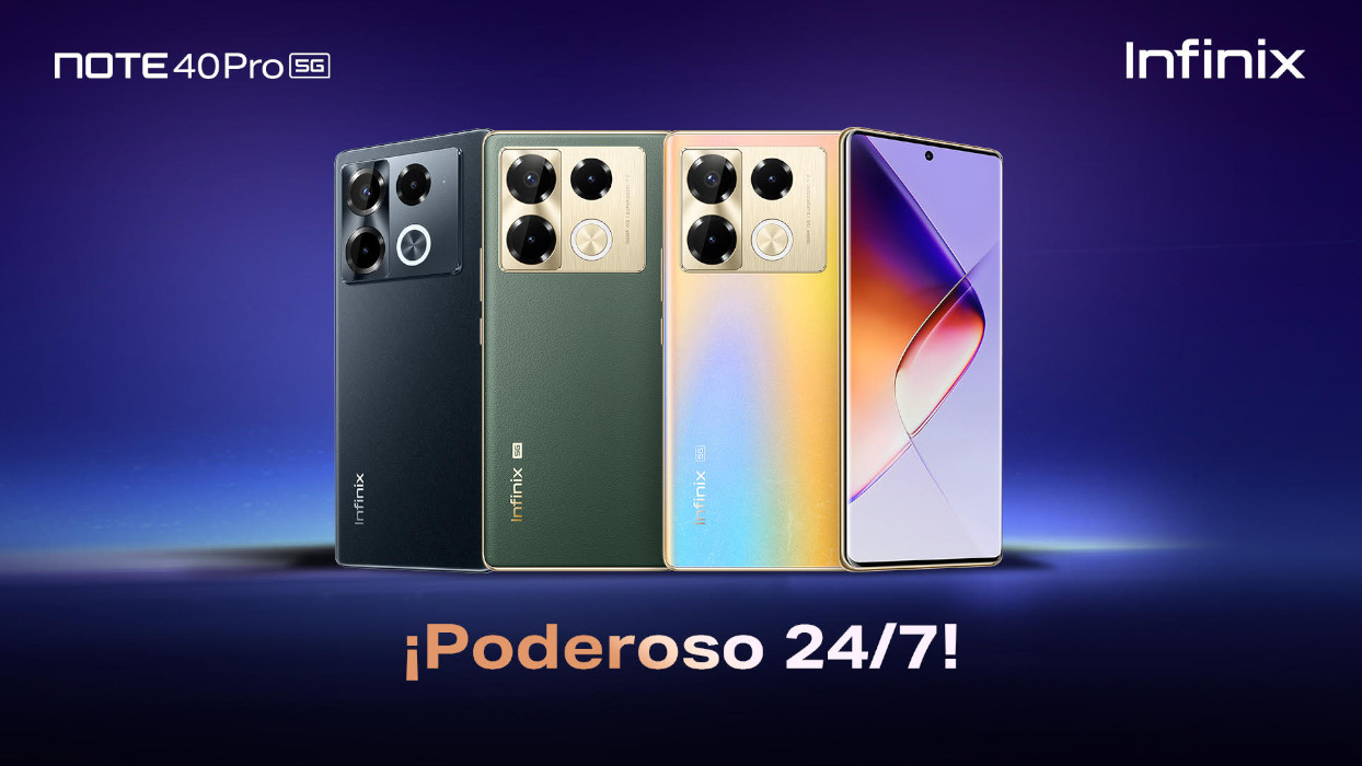 Carga el Infinix Note 40 Pro + 5G de 0 a 100 en menos de 25 minutos