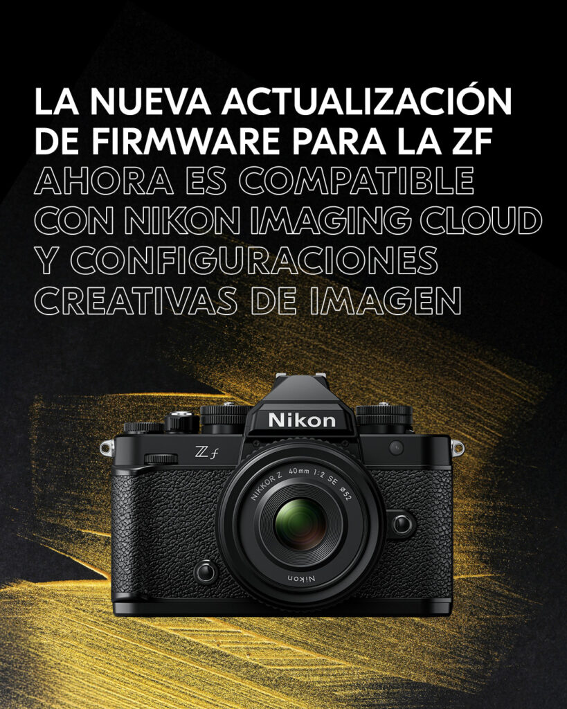 Nikon lanza la versión de firmware actualizada 2.00 para la cámara sin espejo de formato completo Nikon Z f