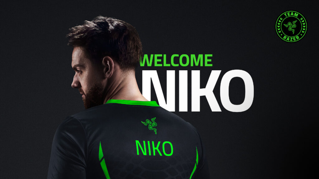 Razer recibe a Nikola “NiKo” Kovač, uno de los mejores jugadores del mundo de Counter-Strike