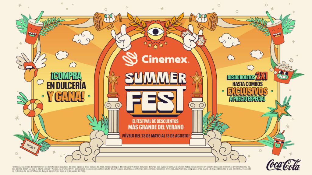 El verano en Cinemex ya no es solo una temporada… ahora es todo un festival