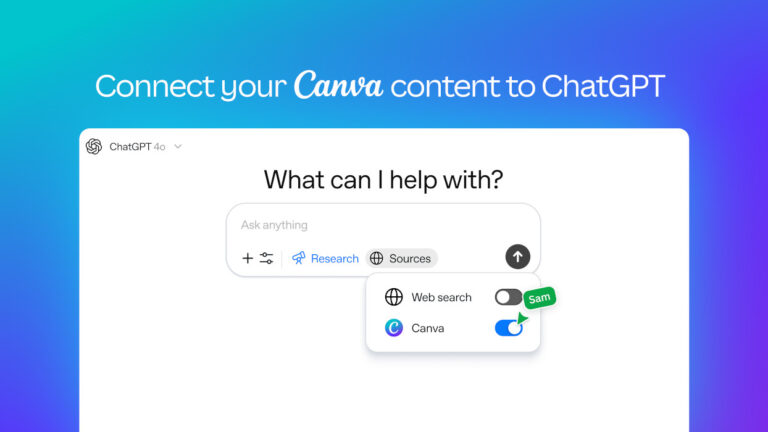Canva marca un hito como el primer conector de diseño en ChatGPT de OpenAI