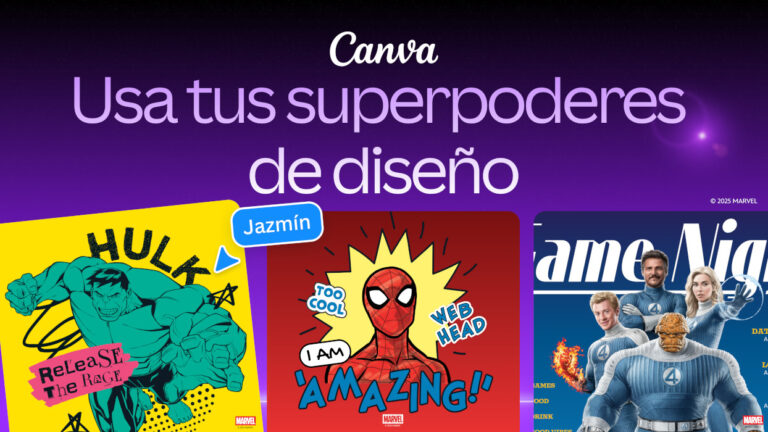 Canva lanza la nueva colección Marvel en anticipación a la Comic-Con