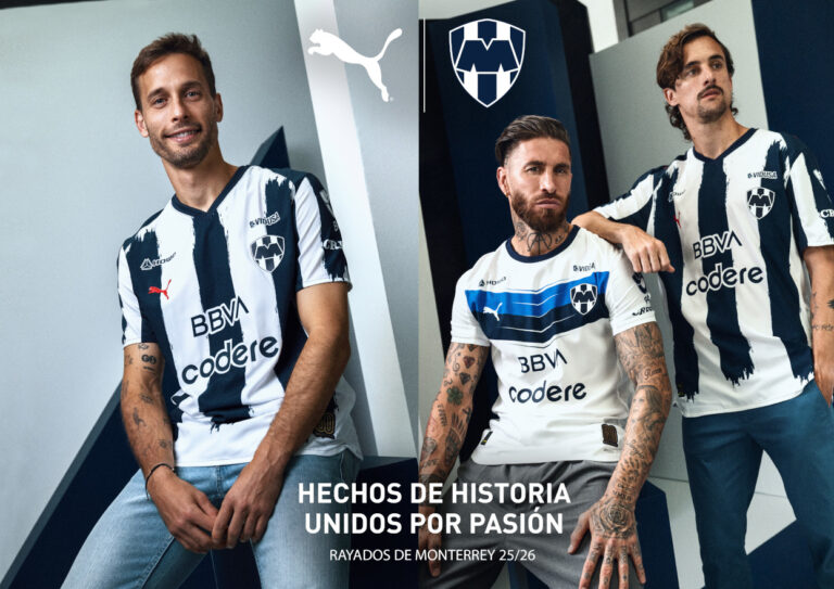 PUMA y Rayados presenta el nuevo jersey Away 25-26