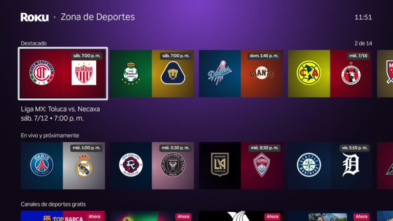 Roku lanza su “Zona de Deportes” en México