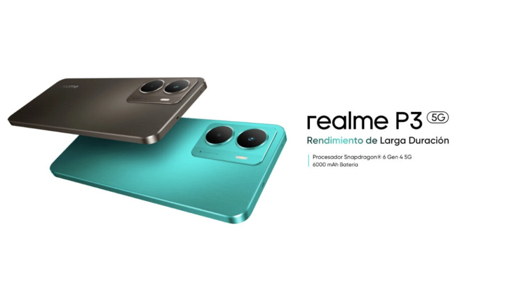 realme P3 llega con gran precio, batería Titan de 6000 mAh