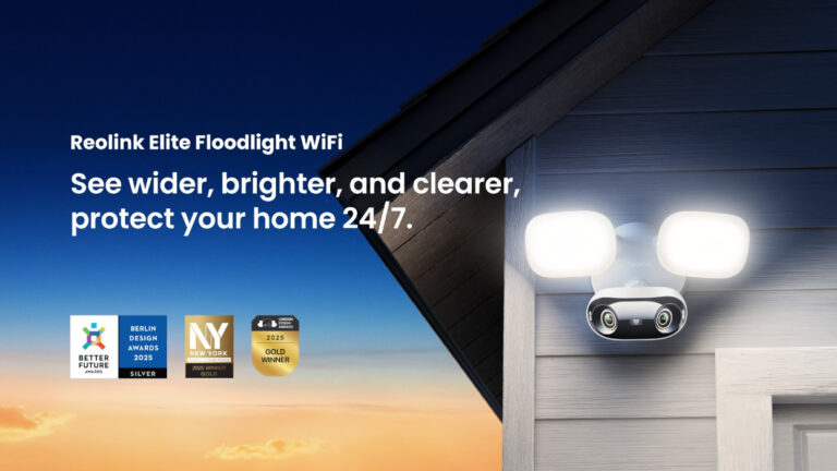 Reolink presenta su nueva cámara WiFi Elite Floodlight con búsqueda de vídeo local Al