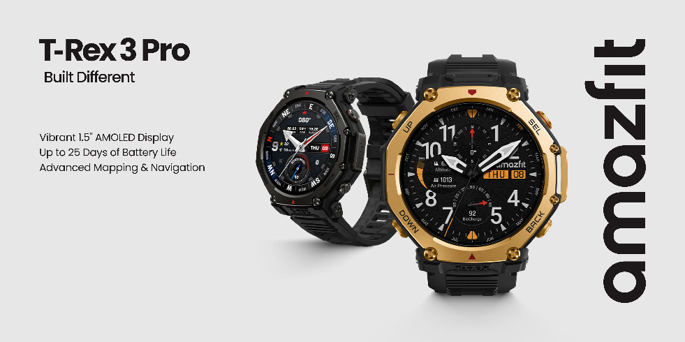 Amazfit T-Rex 3 Pro llega a México