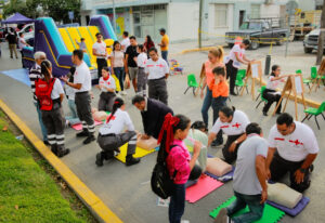 Cruz Roja Mexicana promueve la cultura de los primeros auxilios para salvar vidas