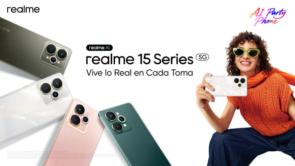 realme presenta su Serie 15 en México