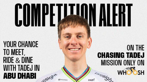 MyWhoosh anuncia la misión Chasing Tadej