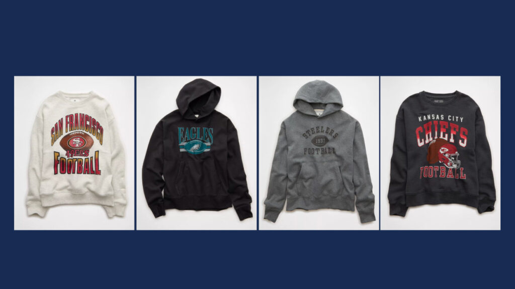 American Eagle x NFL: la colección que lleva tu pasión por el fútbol directo al outfit  