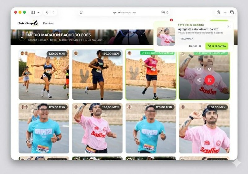 ZebraSnap: La plataforma que por fin te ayuda a encontrar tus fotos de carrera en segundos