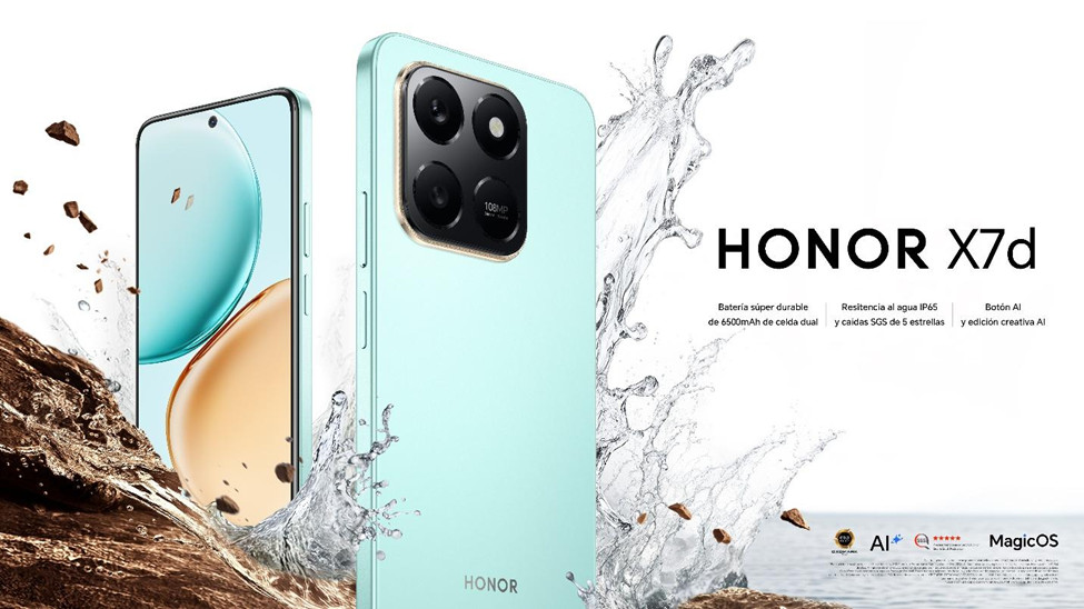 HONOR X7d: potencia, resistencia e inteligencia que elevan la experiencia móvil