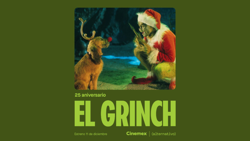 El Grinch vuelve en exclusiva a Cinemex
