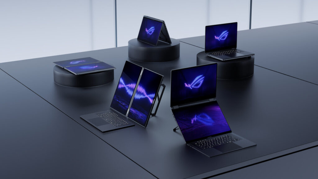 ASUS Republic of Gamers presenta la primera laptop gamer OLED de doble pantalla de 16″ del mundo