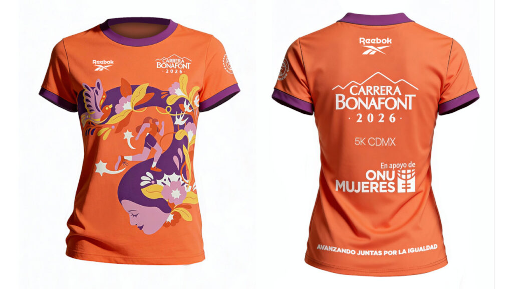Reebok patrocina por segundo año consecutivo la playera oficial de la Carrera Bonafont 2026