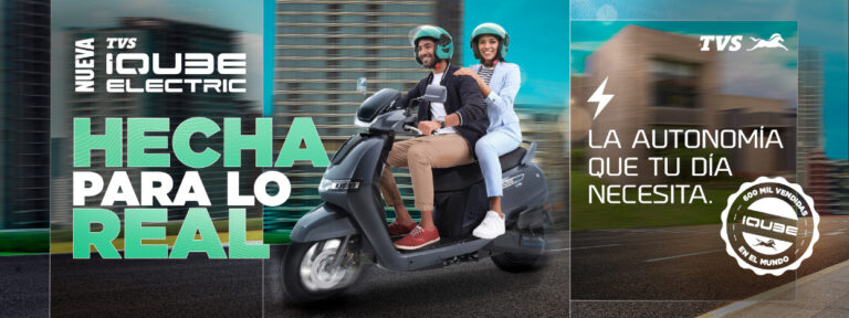 TVS Motor lanza su nuevo scooter eléctrico iQube: Hecha para lo real