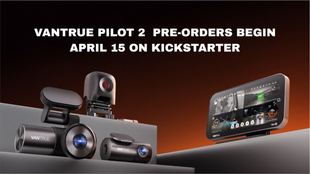 Vantrue lleva la visión nocturna térmica a la conducción diaria con el lanzamiento del Pilot 2 en Kickstarter 