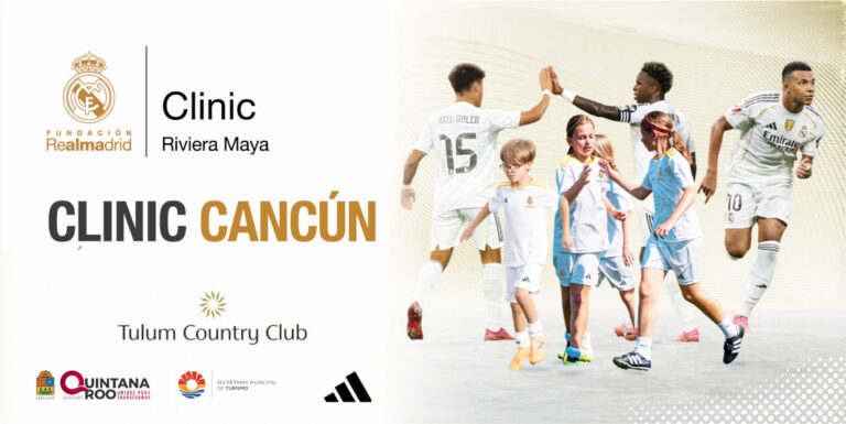 Cancún confirma la primera Clinic de la Fundación Real Madrid en mayo