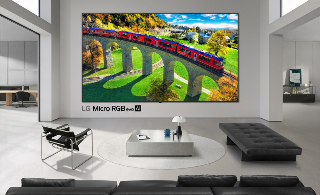 LG redefine el color en sus televisores premium con Micro RGB evo y Mini RGB evo