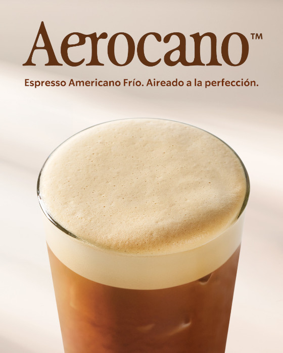 Starbucks presenta Aerocano, una nueva experiencia de espresso helado que resalta las notas del café