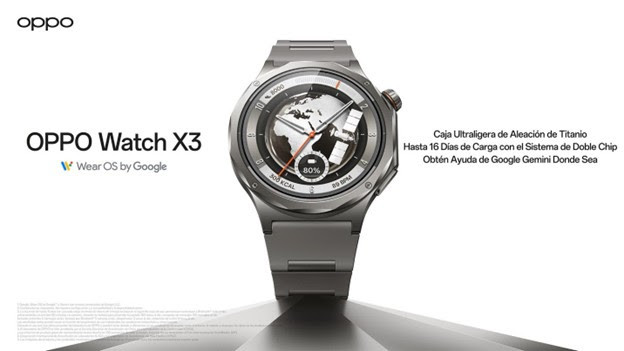 OPPO lanza el nuevo OPPO Watch X3