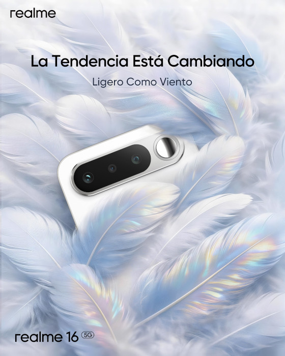 realme 16 5G llega a México