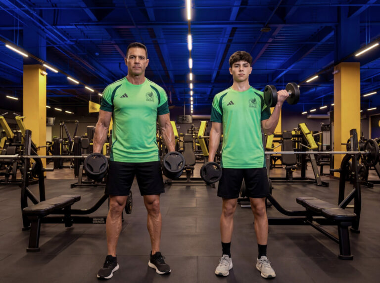 Papás en la cancha: El entrenamiento de gimnasio para compartir la pasión del futbol en familia