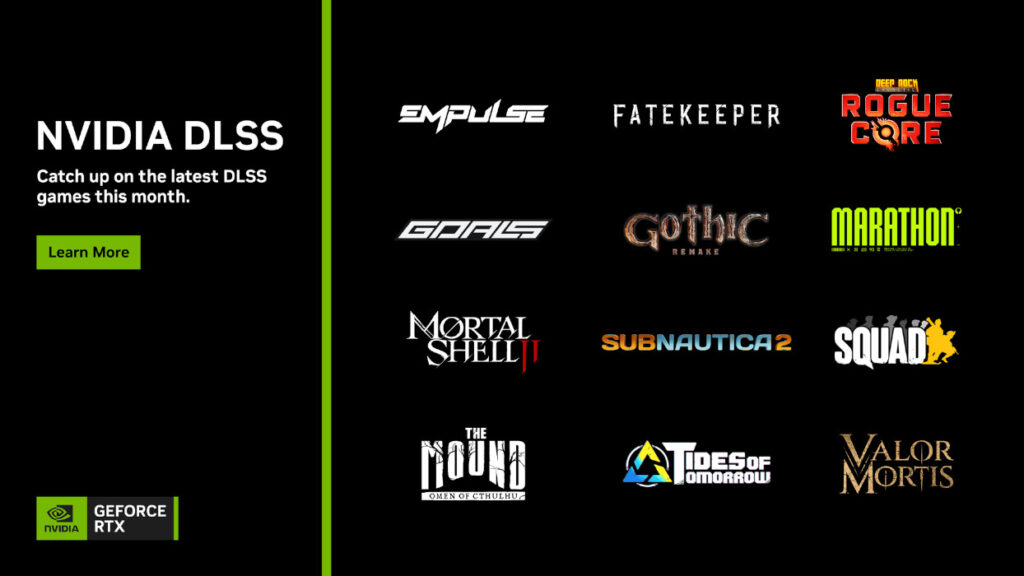 Junio termina con una gran propuesta de nuevos juegos con DLSS y llegan las rebajas de verano para los juegos con RTX
