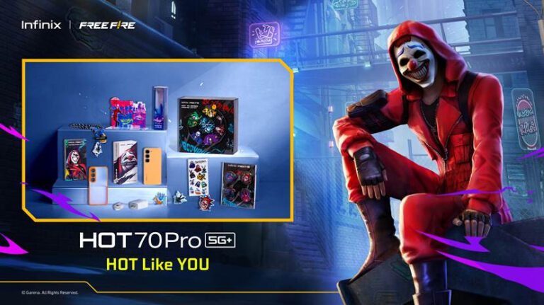 Infinix y Free Fire unen fuerzas para traer a México el HOT 70 Pro 5G