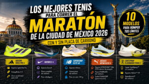 Los mejores tenis para correr el Maratón de la Ciudad de México 2026