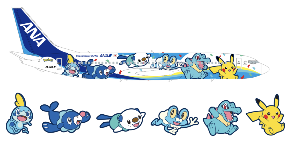 ANA presenta el “Blue Pokémon Jet” y una nueva colaboración con Pokémon GO como parte del 30°aniversario de la alianza ANA X Pokémon