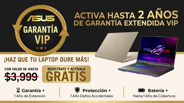 ASUS presenta en México su nueva Garantía VIP