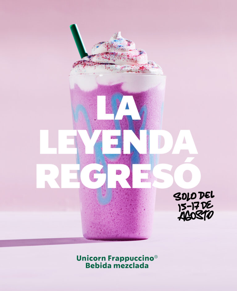 Unicorn Frappuccino regresa a México por solo tres días