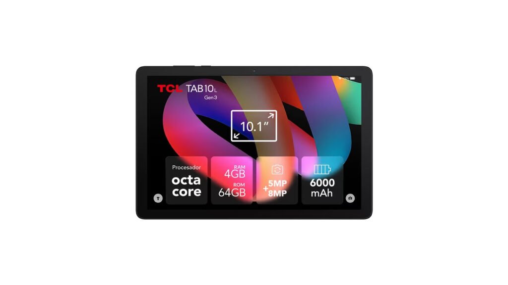 Esta es la tablet perfecta para los niños por su practicidad, seguridad y accesibilidad: TCL TAB 10L Gen 3