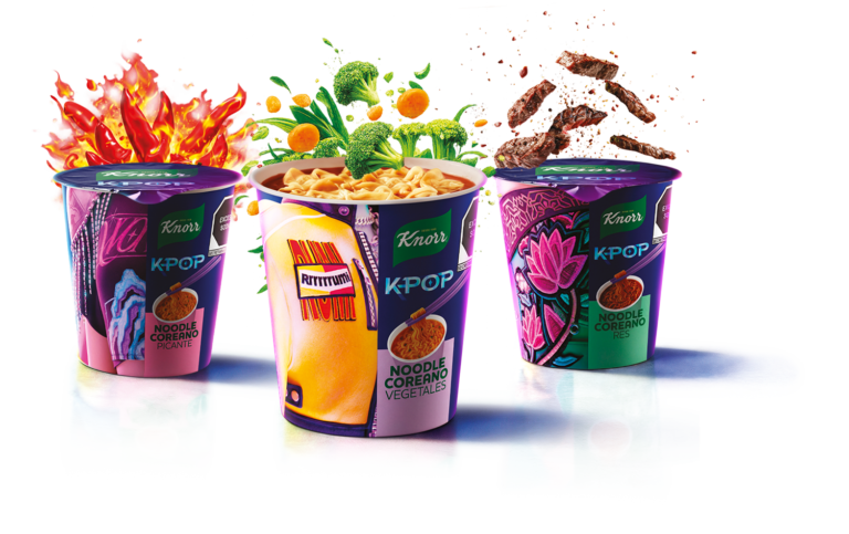 Del K-Pop al K-norr: Knorr revolucionan la categoría de noodles en México con el lanzamiento de Knorr Noodles Coreanos