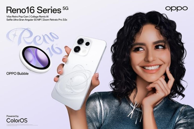 OPPO presenta la serie Reno16 con su Diseño Galáctico 3D