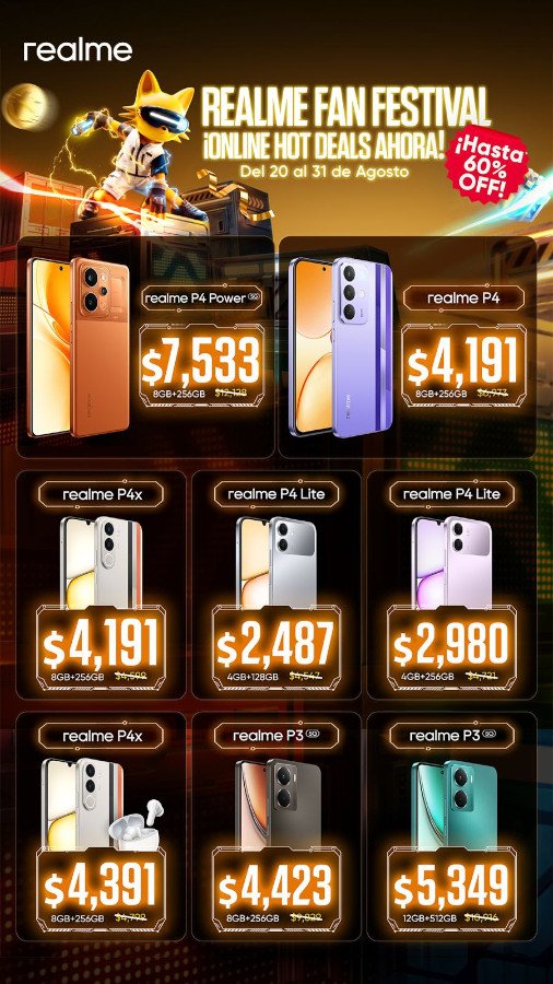 realme celebra el Fan Festival 828 con gaming, tecnología y descuentos especiales para su comunidad 